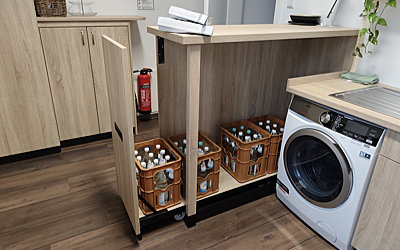 Auszug für Getränkekisten